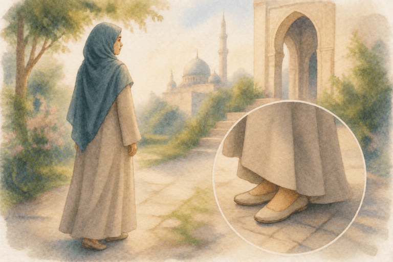 hijab inclui os pés