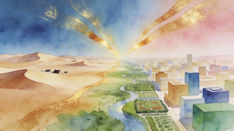 Do deserto à civilização